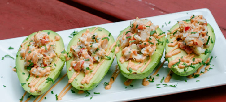 Avocats aux crevettes