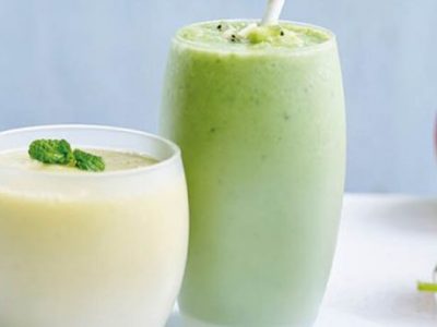Smoothie détox aux épinards